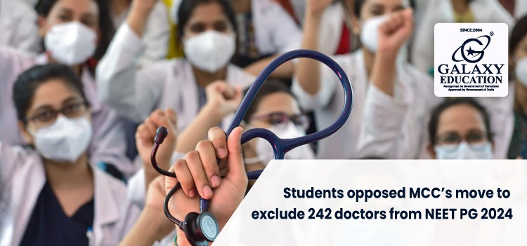 Students opposed MCC’s move to exclude 242 doctors from NEET PG 2024