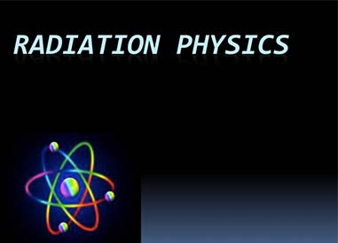 radiation physics phd