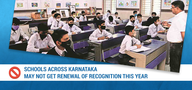 10,000 Schools across Karnataka may not get renewal of recognition this year