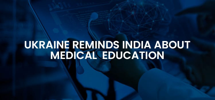 Ukraine reminds: The medical education in India is available for only few privileged