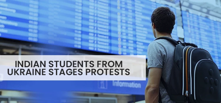 Indian Students Returned From Ukraine Stage Protest To Demand Completion Of Studies