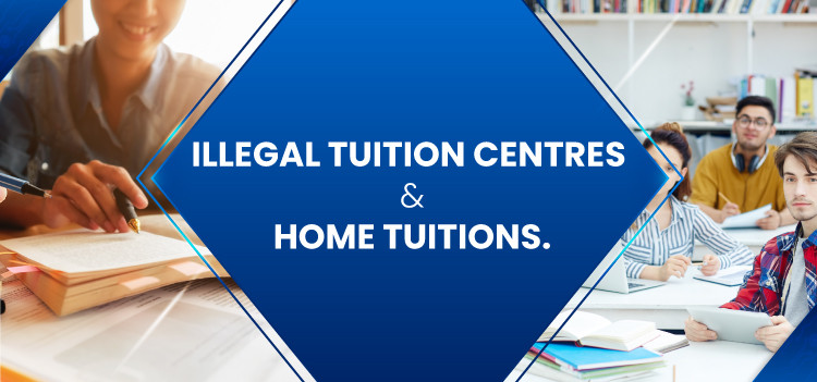 Karnataka government bans illegal tuition centres and home tuitions.